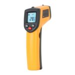 Termómetro de mano del controlador del sensor de temperatura infrarrojo láser digital GM320