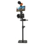 YUNTENG VCT-808 Soporte de clip para teléfono de mesa Micrófono DSLR Cámara Soporte de montaje en escritorio - Imagen 2