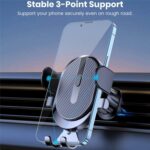 Soporte de rotación para teléfono móvil, salida de aire acondicionado para coche, navegación, D23+CF - Imagen 2