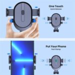 Soporte de rotación para teléfono móvil, salida de aire acondicionado para coche, navegación, D23+CF - Imagen 3