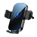 Soporte de navegación para teléfono de coche de carga rápida inalámbrica X10 15W, X10 (黑色)