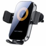 Soporte para cargador de teléfono inalámbrico con sensor táctil para salida de aire de coche X12, X12 (Silver)