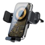 Soporte para teléfono con cargador inalámbrico transparente para coche de alta potencia X11s 66W, X11s (Silver)