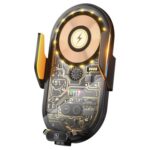 Cargador inalámbrico del tenedor del teléfono de la salida de aire del coche C23 66W, C23 (Black)