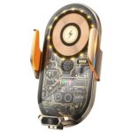 Cargador inalámbrico del tenedor del teléfono de la salida de aire del coche C23 66W, C23 (Gold)
