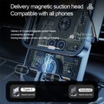 F18 con sensor de infrarrojos Teléfono que carga el cargador inalámbrico del coche del soporte de la aleación de aluminio, F18 (Transparent Silver) - Imagen 4