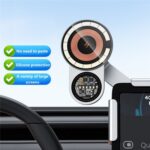 Soporte de navegación para vehículo de nueva energía con carga inalámbrica A8S 15W para Base de pantalla de coche Tesla - Imagen 3