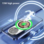 Soporte de navegación para vehículo de nueva energía con carga inalámbrica A8S 15W para Base de pantalla de coche Tesla - Imagen 5