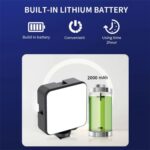 JMARY FM-69RGB Mini luz de vídeo RGB portátil, luz para cámara, lámpara de iluminación para fotografía - Imagen 4