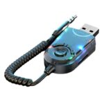 Receptor de música Bluetooth para coche W9, adaptador USB Bluetooth 5,3, receptor de Audio inalámbrico
