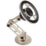 Soporte magnético para teléfono móvil G188, ajustable, de aleación de aluminio, para salpicadero de coche, G188 Gold