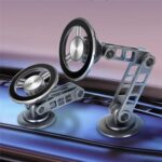 Soporte para teléfono móvil con brazo robótico ajustable G198, soporte magnético para parabrisas de salpicadero de coche, G198 Grey - Imagen 2