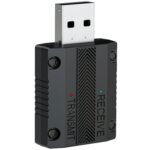 Adaptador auxiliar W15 Bluetooth 5.3, USB, transmisor y receptor de audio para automóvil 2 en 1
