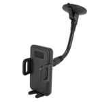 Soporte para teléfono con ventosa para parabrisas de coche, giratorio 360 grados