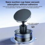 Soporte magnético para teléfono de coche con ventosa ajustable multiángulo T26 - Imagen 5