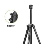 Trípode de viaje telescópico YUNTENG VCT-6680 de 152 cm para cámara y teléfono - Imagen 4