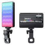 JMARY FM-150RGB - Luz LED RGB portátil para fotografía y vídeo (para smartphone, portátil, cámara, etc.)
