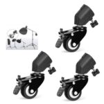 YUNTENG VCT-800 - Rodillos para trípode de estudio fotográfico (3 unidades)