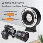 Adaptador de montura de lente de cámara con enfoque automático VILTROX EF-Z2 0.71X para montura Canon EF a Nikon Z - Imagen 4