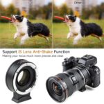 Adaptador de montura de lente de cámara con enfoque automático VILTROX EF-Z2 0.71X para montura Canon EF a Nikon Z - Imagen 5