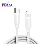 PD45W + PD30W Dual Port Type-C Car Charger with USB-C to 8 Pin Data Cable, P65 with 8 Pin Cable(Black) - Imagen 4