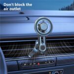V005 360 Degree Rotatable Air Vent Holder Bracket Compatible With MagSafe Car Phone Mount, V005 (Single Hole) - Imagen 3