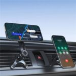 V005 360 Degree Rotatable Air Vent Holder Bracket Compatible With MagSafe Car Phone Mount, V005 (Single Hole) - Imagen 6