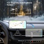 V005 360 Degree Rotatable Air Vent Holder Bracket Compatible With MagSafe Car Phone Mount, V005 (Single Hole) - Imagen 10