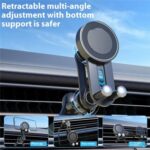 Soporte para teléfono móvil con ángulo ajustable V004, compatible con MagSafe para coche, soporte para ventilación de aire - Imagen 2