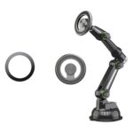 XWJ-JX04 Dashboard Windshield Magnetic Car Mount Suction Cup Base Long Arm Holder, XWJ-JX04 (Single Hole)