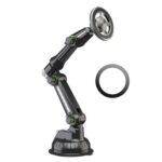XWJ-JX04 Dashboard Windshield Magnetic Car Mount Suction Cup Base Long Arm Holder, XWJ-JX04 (Single Hole) - Imagen 2