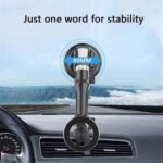 XWJ-JX04 Dashboard Windshield Magnetic Car Mount Suction Cup Base Long Arm Holder, XWJ-JX04 (Single Hole) - Imagen 4