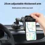 XWJ-JX04 Dashboard Windshield Magnetic Car Mount Suction Cup Base Long Arm Holder, XWJ-JX04 (Single Hole) - Imagen 9