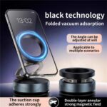 X28 Vacuum Suction Phone Mount 360 Degree Rotating Magnetic Car Phone Holder, X28 (White) - Imagen 3