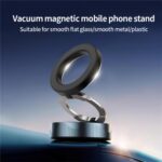 X28 Vacuum Suction Phone Mount 360 Degree Rotating Magnetic Car Phone Holder, X28 (White) - Imagen 5