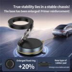 X28 Vacuum Suction Phone Mount 360 Degree Rotating Magnetic Car Phone Holder, X28 (White) - Imagen 6