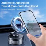 Soporte magnético para teléfono de coche S11 con rotación de 360 ​​grados, plegable, de aleación, para salpicadero - Imagen 5