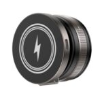 Cargador inalámbrico D1W, soporte magnético para teléfono de coche, plegable, con ventosa al vacío - Imagen 2
