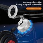 X30 Car Foldable Cell Phone Stand Suction Cup Mount Vacuum Magnetic Car Phone Holder, X30 - Imagen 3