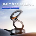 Soporte magnético para teléfono con ventosa de 360 grados, ajustable y plegable para coche SD07 - Imagen 3