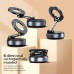 K007 Dashboard Stand 360 Degree Rotation Car Suction Cup Base Magnetic Mount Phone Holder, K007 (White) - Imagen 6