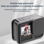 Silicone Protective Case with Wrist Strap & Lens Cover & Side Interface Cover, For GoPro HERO13 Black - Imagen 5