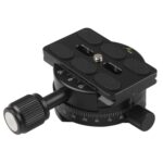 Trípode de cámara profesional X-64 Cabezal panorámico panorámico monopie con placa de liberación rápida