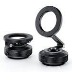 Soporte para teléfono móvil X64 para coche, plegable, magnético, eléctrico, con ventosa para smartphones., X64