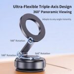 Soporte magnético para teléfono de coche con ventosa para parabrisas y tablero X69 con rotación de 360 grados - Imagen 2