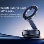 Soporte magnético para teléfono de coche con ventosa para parabrisas y tablero X69 con rotación de 360 grados - Imagen 3