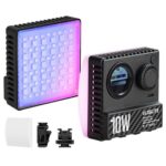 VLOGLITE K10RGB Luz LED RGB de bolsillo ultradelgada para cámara, fotografía, videografía y selfies