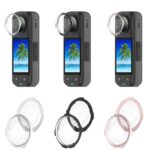 Rotating Optical Tempered Glass Lens Guard Protective Cover, For Insta360 X5 - Imagen 6
