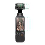 2 Set ENKAY Hat-Prince 0.2mm 9H Tempered Glass Screen Protector Watch Film, For DJI Osmo Pocket 3