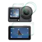 2 Set ENKAY Hat-Prince 0.2mm 9H Tempered Glass Screen Protector Watch Film, For DJI Osmo Action 6